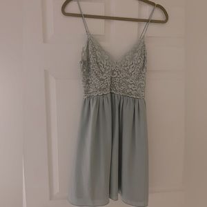 Express lace mini dress